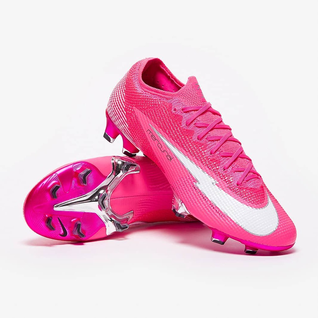 SEPATU SEPAK BOLA MURAH IMPORT TERBARU Nike Mercurial Vapor XIII Elite Mbappe Pink Blast - Soccer