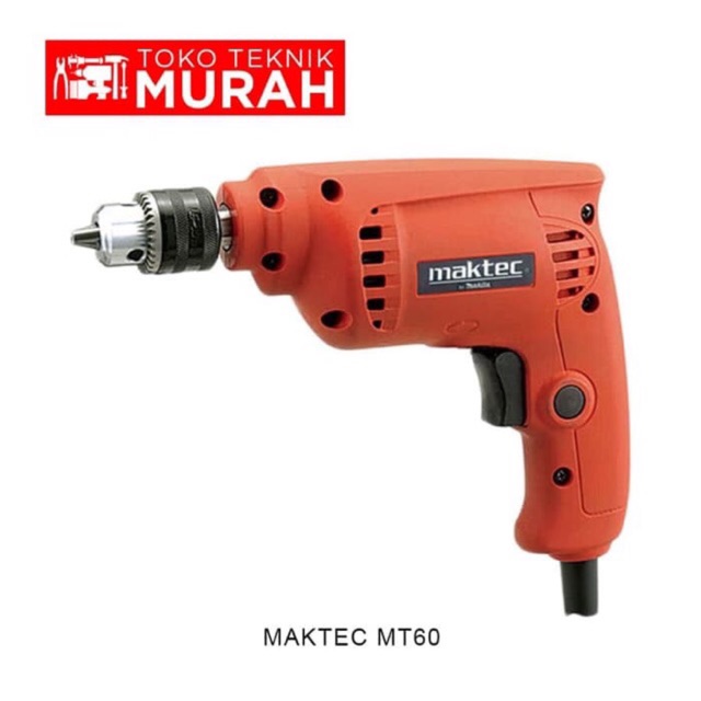Maktec Mt60 / Mt 60 Mesin Bor Tangan 10mm - Economical Power Drill