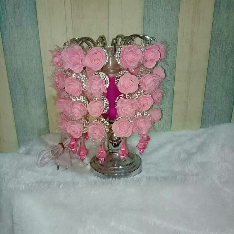 lampu meja shabby