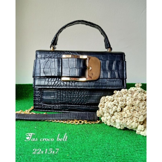 tas wanita, tas crocobelt