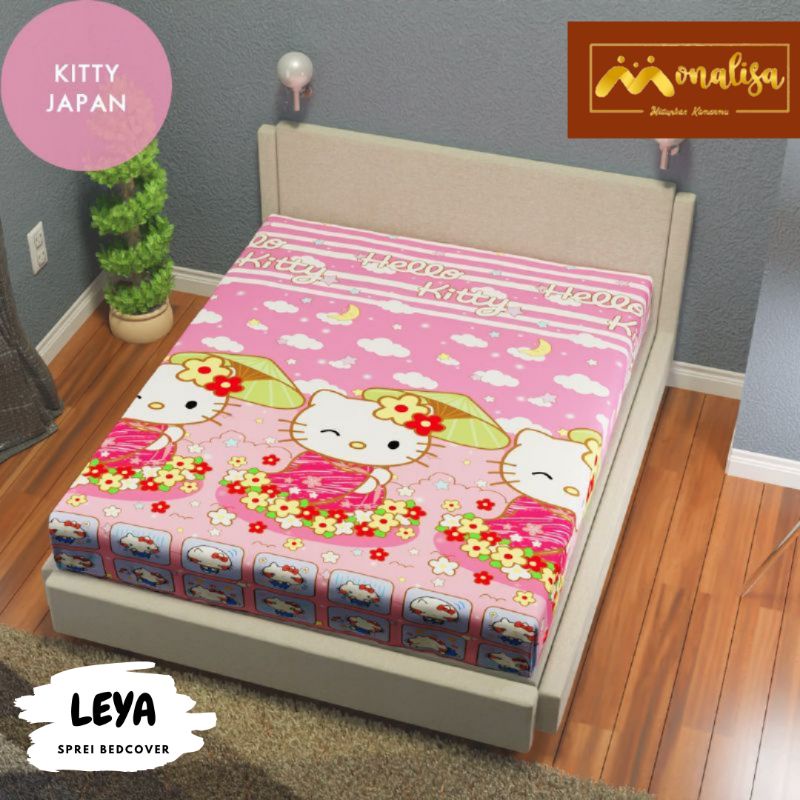 MONALISA Sprei Waterproof 180x200 King Size anti ompol-Kitty Japan