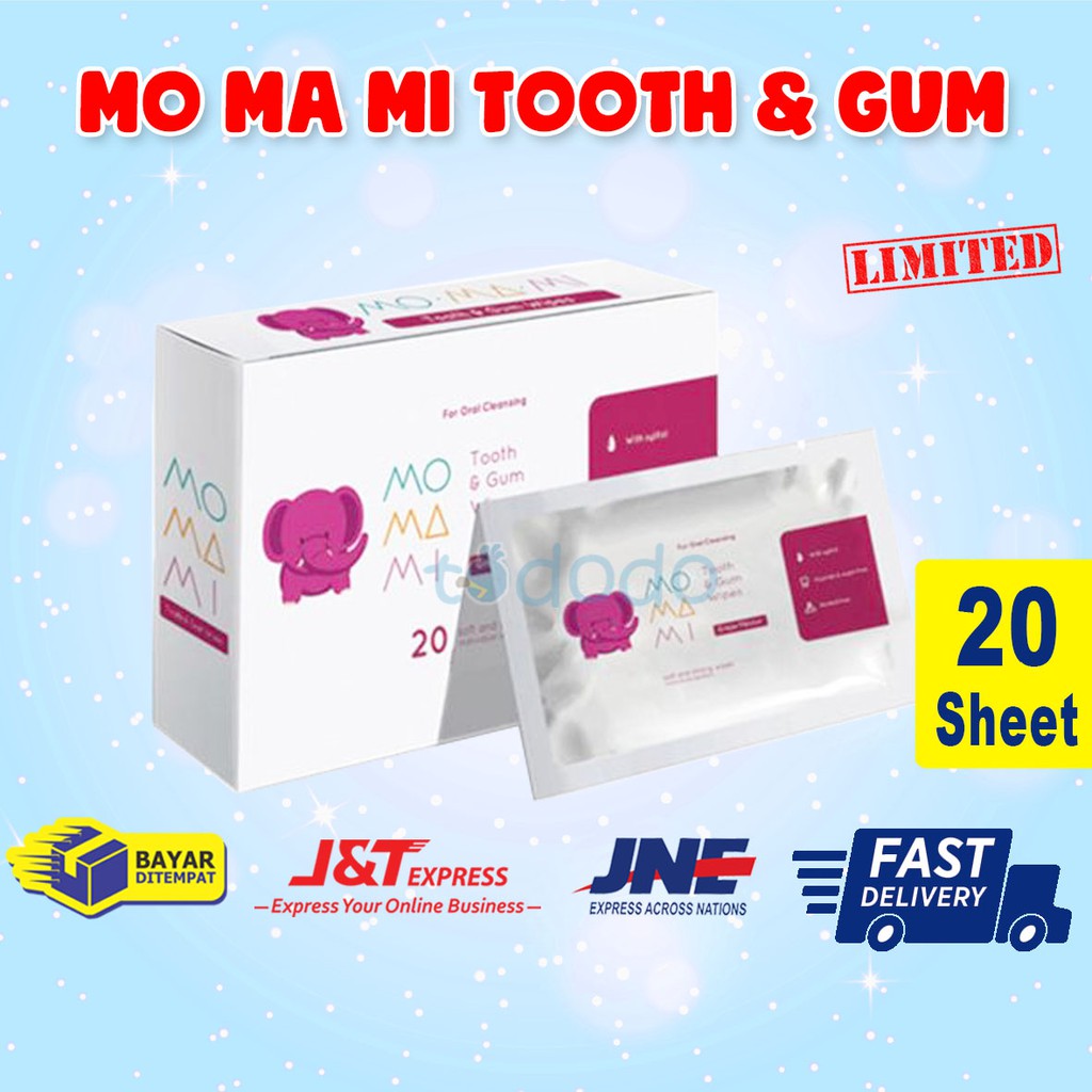 Mo Ma Mi Tooth N Gum - Tisu Basah