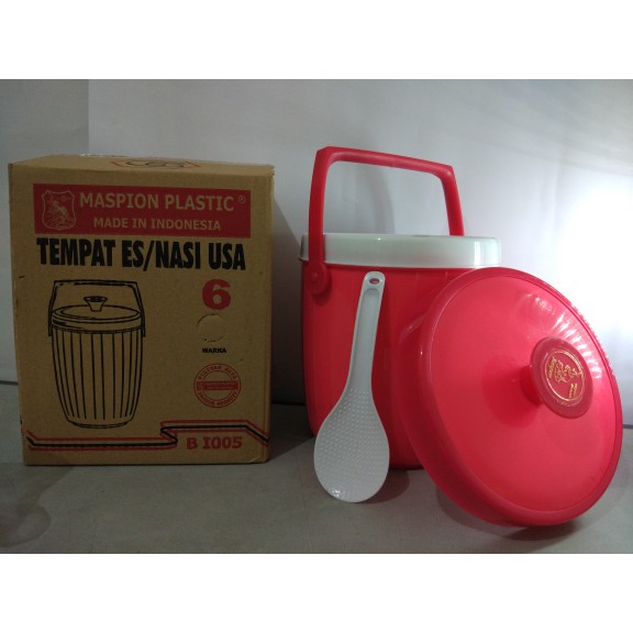 MASPION BI 005 / RICE ICE BUCKET USA 6LT / TEMPAT ES NASI 6LT / BI005