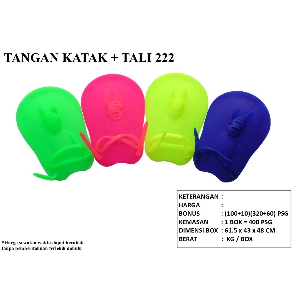 TANGAN KATAK + TALI 222 / ALAT BANTU RENANG TANGAN KATAK