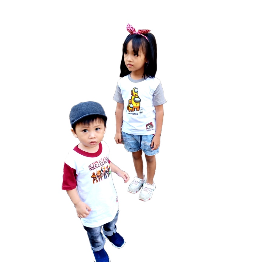 Kaos Anak ROBLOX, AMONG US, & ADOPT ME