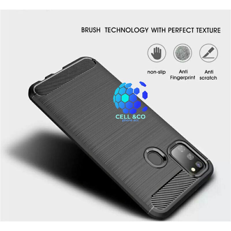 CASE CARBON OPPO A53 A33 2020 casing hp silikon softcase case premium carbon cover