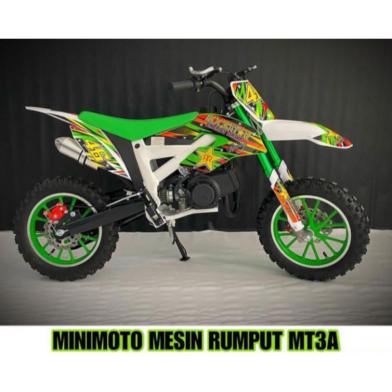 MOTOR MINI ANAK MESIN RUMPUT MT 3A MOTOR CROSS TRAIL GRASTRACK TRABAS ENDURO ADVENTURE ANAK