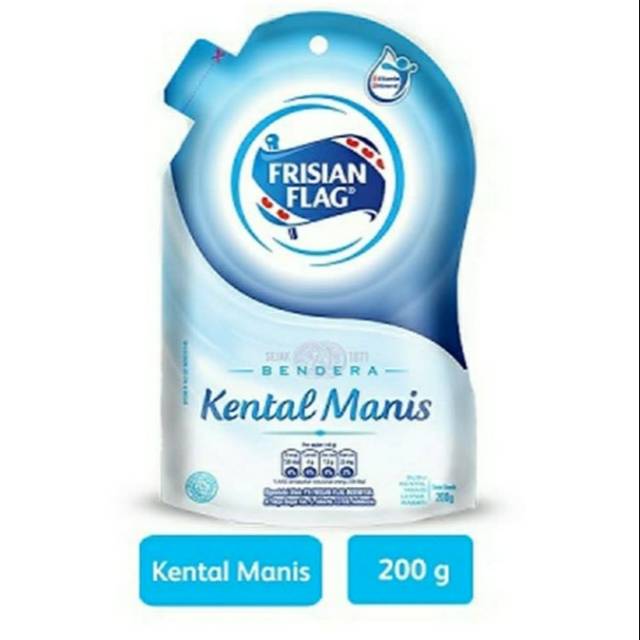 Bendera Susu Kental Manis Pouch 200gr