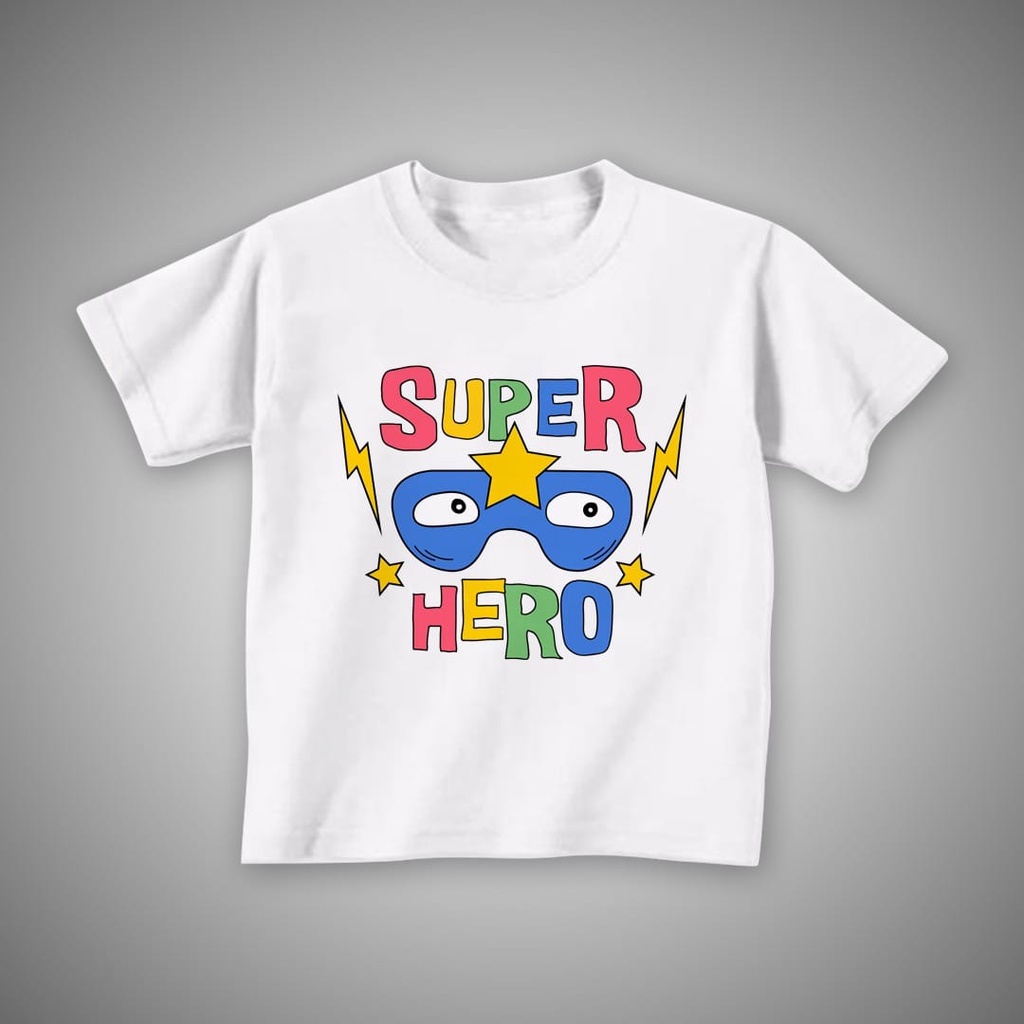 SUPER HERO BAJU ANAK - ATASAN TEBAL PREMIUM