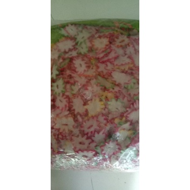 

Krupuk udang Bintang warna warni..100 gram..