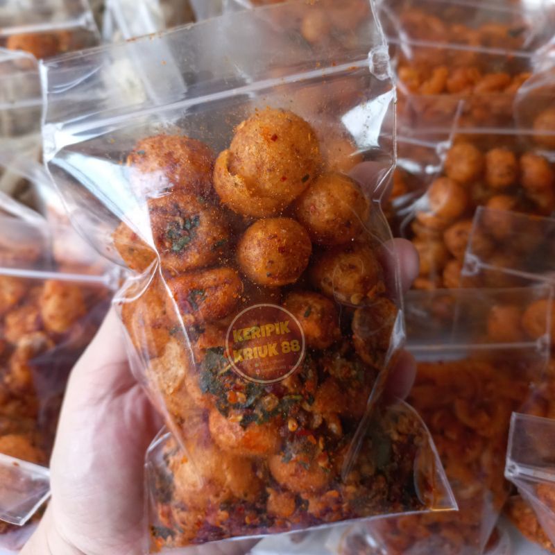 

Cimol pedas daun jeruk