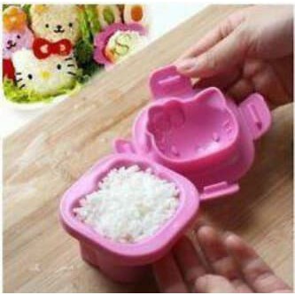 CETAKAN NASI &amp; TELUR Bento tools Egg Rice mold ball ktty star heart fish bear rabbit mobil