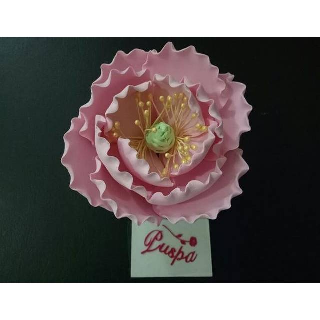 

(104/PPLM3) Gumpaste Flower / Bunga Gumpaste Peoni
