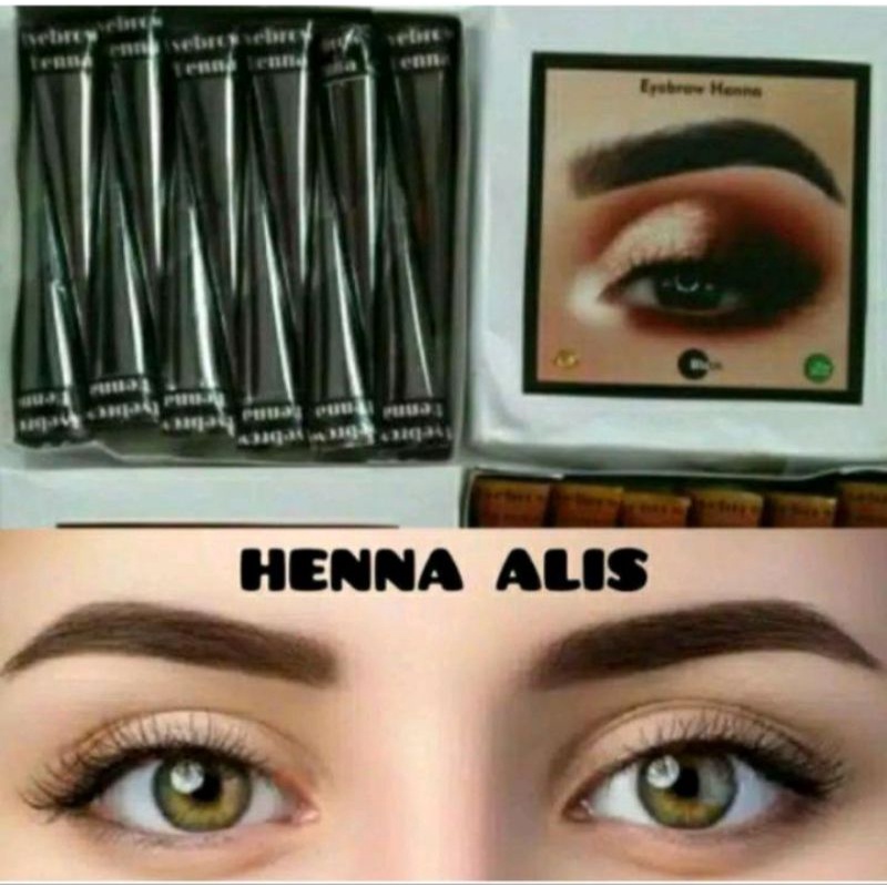 HENNA ALIS HALAL //SULAM ALIS/EYEBROW HALAL 100%