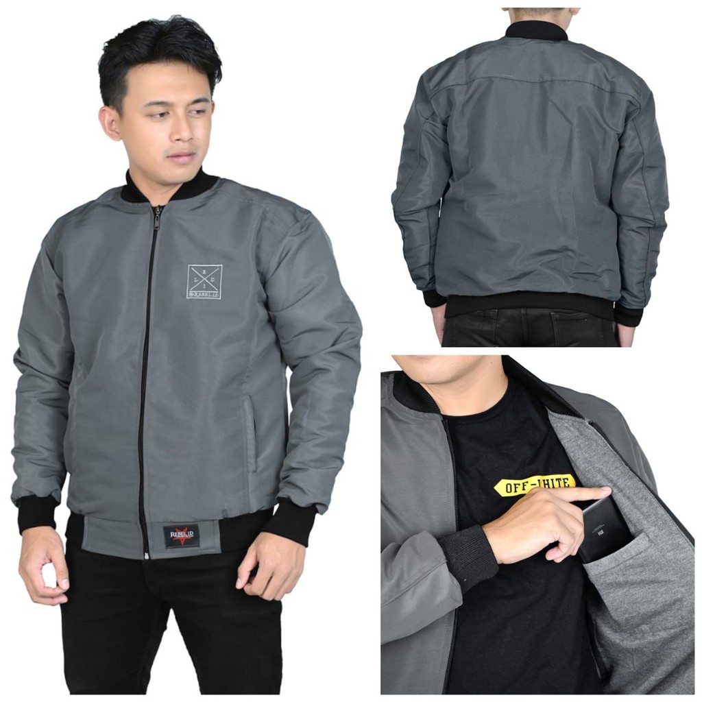 Jaket pria jaket casual jaket bomber