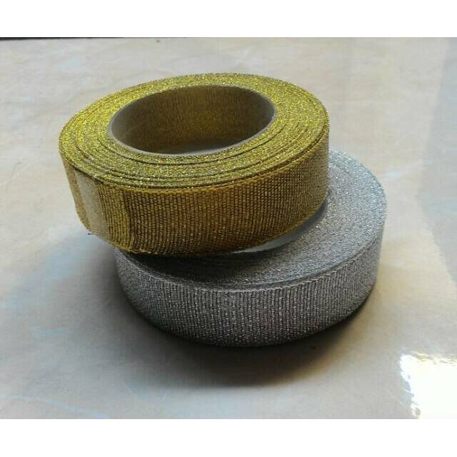 

Pita glitter 3/4 dan 1 inch