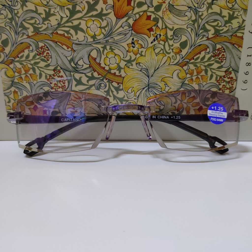 Kacamata Baca Plus 125 (+125) Ready Stock Model Kotak Lensa Kryptok Lihat Jauh Normal Anti Radiasi K