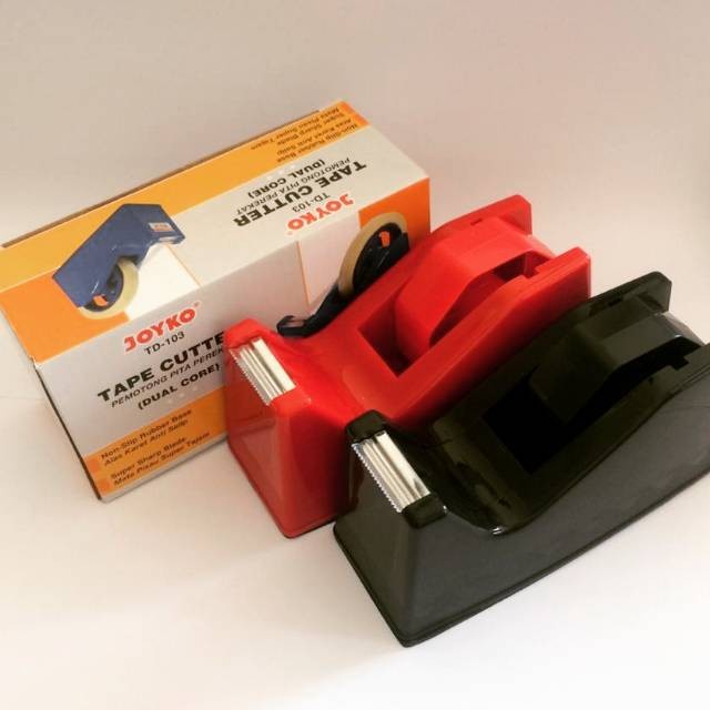 

Mantap Tape Cutter / Tape Dispenser Dual Core - Joyko Td 103 Bagus