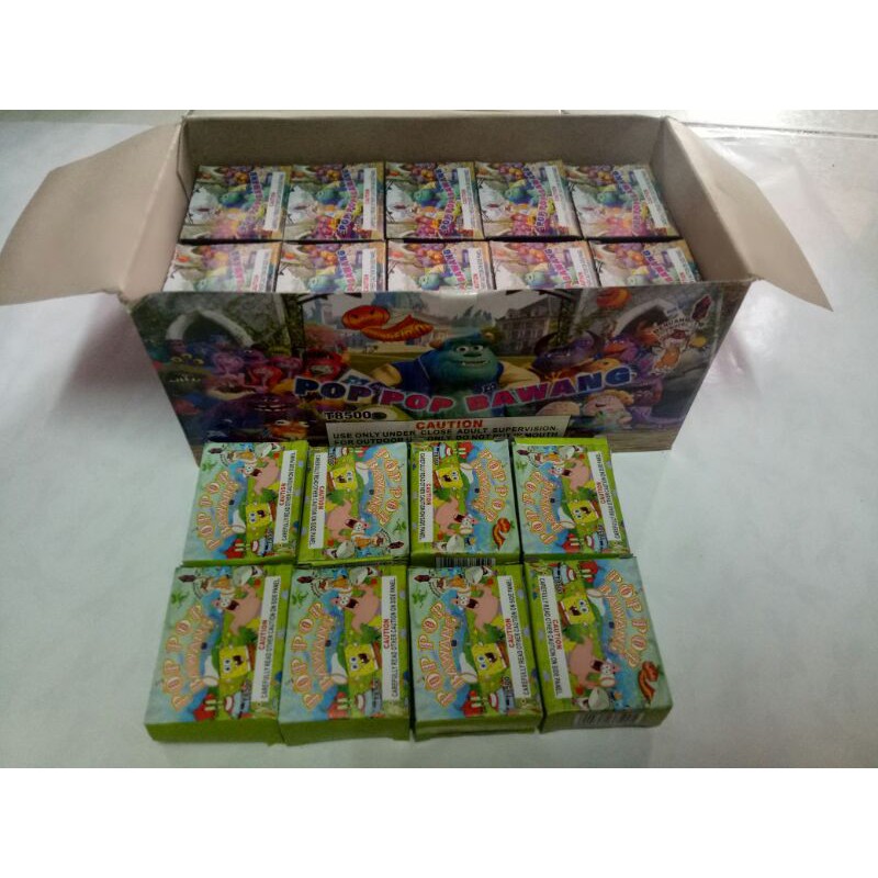 Mainan Banting pop pop  / mainan anak anak pop pop bawang isi 50