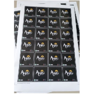 Cetak Stiker  Vinyl A3  Glosy Doff  Transparant Print 