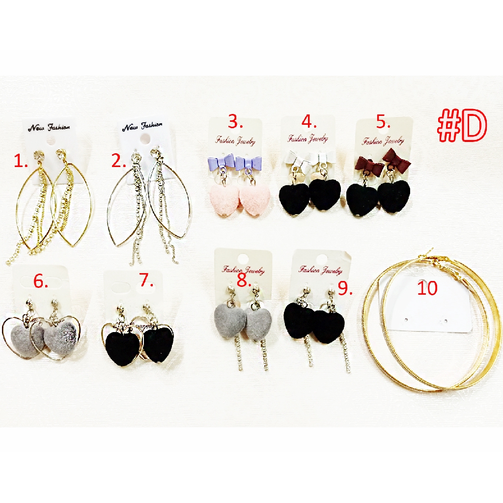 Anting wanita kekinian ala korea import aneka varian 388