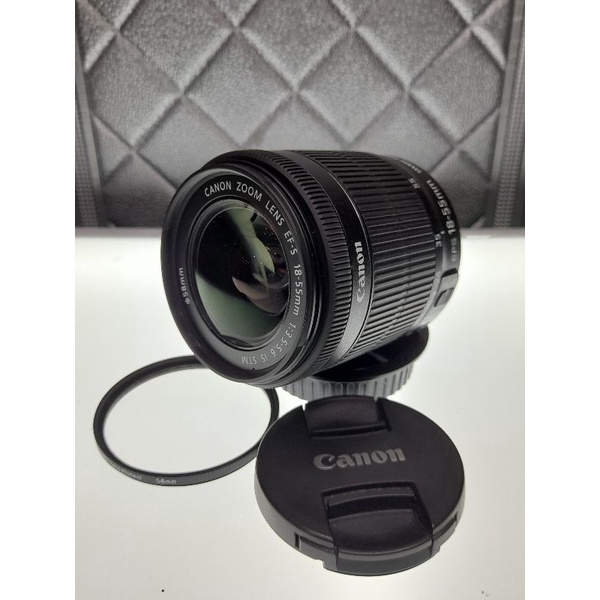 lensa canon 18-55mm is stm copotan