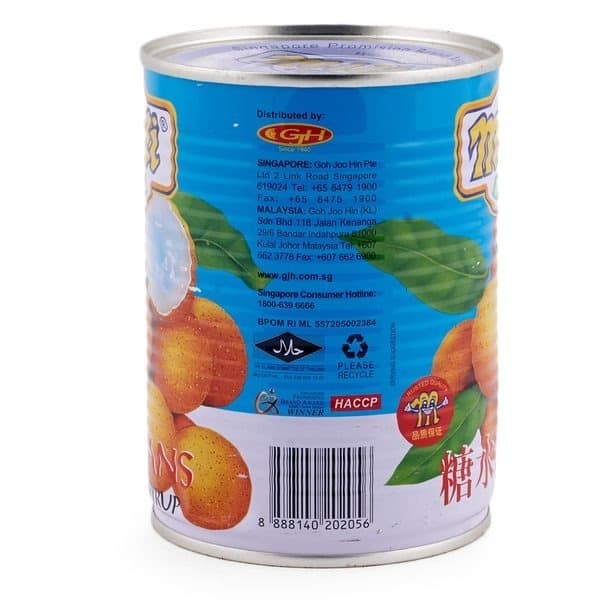 

Kalengbuah- Mili Longan – Kelengkeng Buah Kaleng Dalam Larutan Gula (565 Gr) -Buah-Kaleng.