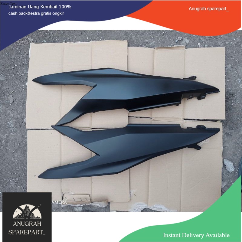 cover body belakang beat new led 2021 K1A dealuxe beat street 2020 2021 hitam doff original Honda