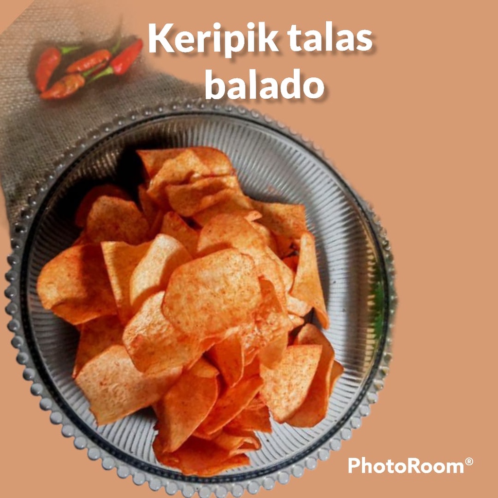 

Kemasan 1kg Keripik Talas Crispy Rasa Balado dan Jagung