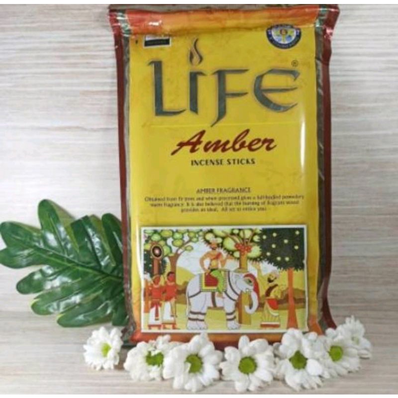 Dupa Darshan Life Amber incense stick 250 batang, hio economy pack darshan
