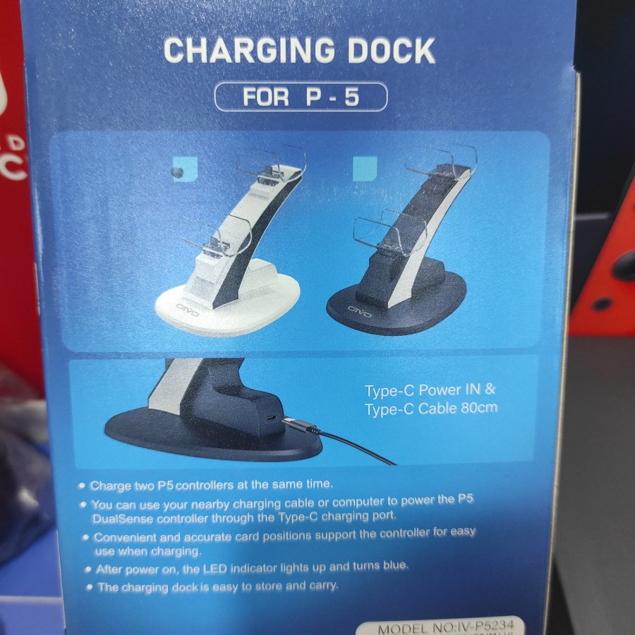 PS5 GIVO Charging Dock For PS5 Led Indicators
