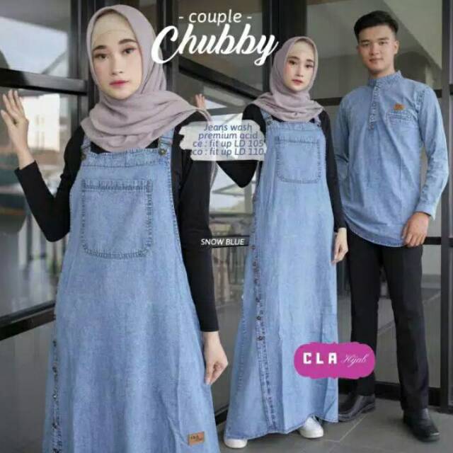 Chubby couple jeans