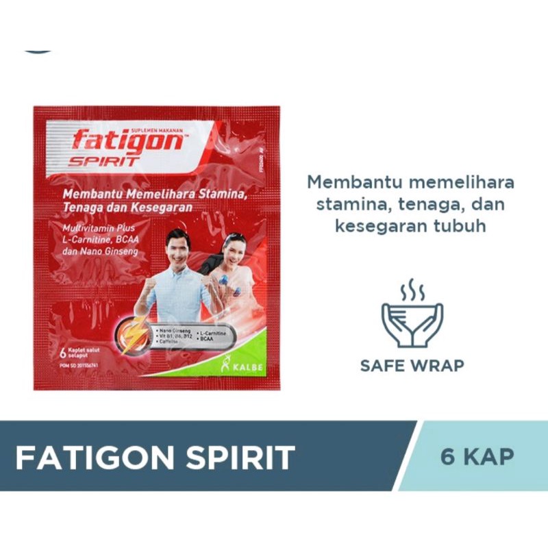 Fatigon spirit multivitamin dan mineral