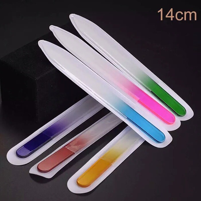 GLASS NAIL FILE KIKIRAN KIKIR KUKU KACA NAIL MANICURE TOOLS KIKIR KACA BELING