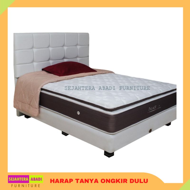 tudor springbed latex spring jumbo pillow top orthopedic palace matras