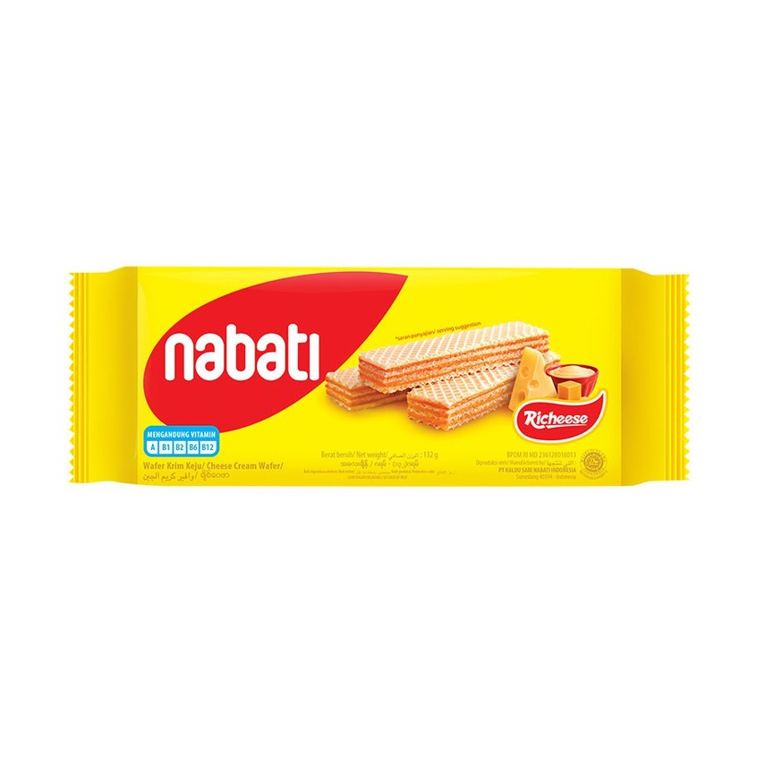 

Nabati Richeese Wafer Krim Keju 132 gr