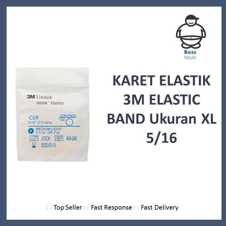 Karet Elastik 3M Elastic Band Ukuran XL