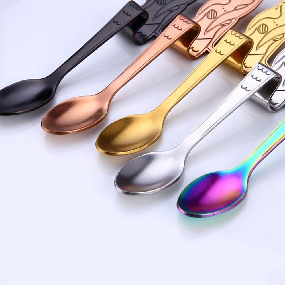 【 ELEGANT 】 Scoops Kue Gadget Sendok Gantung Peralatan Makan Aksesoris Dapur Alat Makan Es Krim/tea /Dessert/ Coffee Ladle