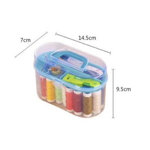 Grosir - 649 Kotak Perlengkapan Jahit/Sewing Kit Box/Paket Perlengkapan Menjahit/Kotak Alat Jahit