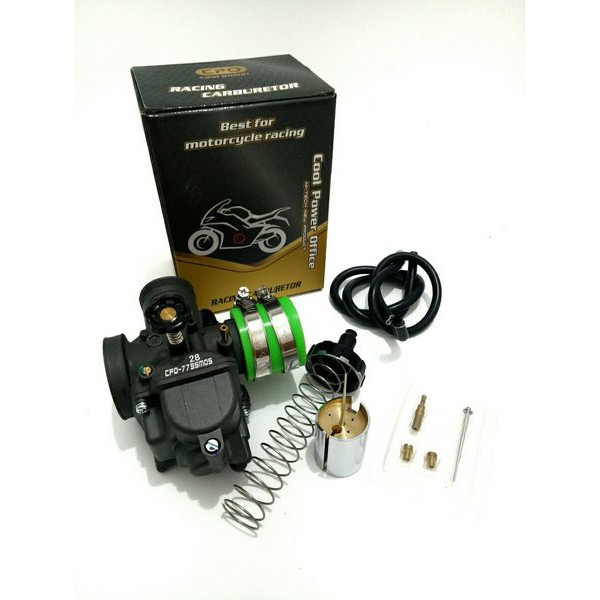 Karburator pe 28 CPO  Original Racing Karbu High Quality - Free Pilot Main jet Jarum Skep
