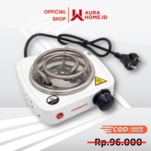 Kompor Pemanas Listrik Mini Kopi Teh 500W EU Plug / Alat Pemanas Penghangat Air Minum Kopi Teh Susu 