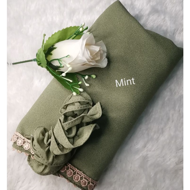 BERGO MARYAM RENDA TALI KARET-Mint