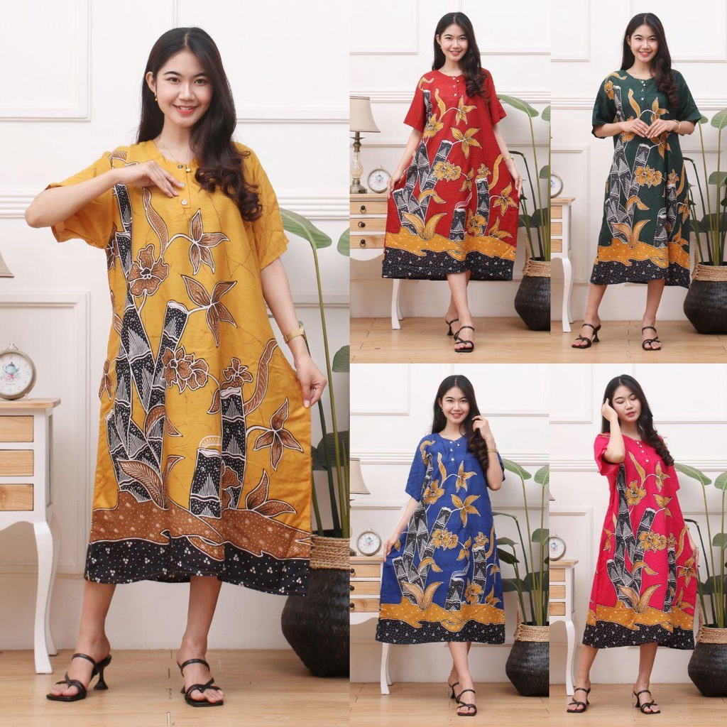 Daster Jumbo Varian BRIGITTA Daster Busui  Daster Cantik  Baju Tidur  Baju santai  Daster Batik