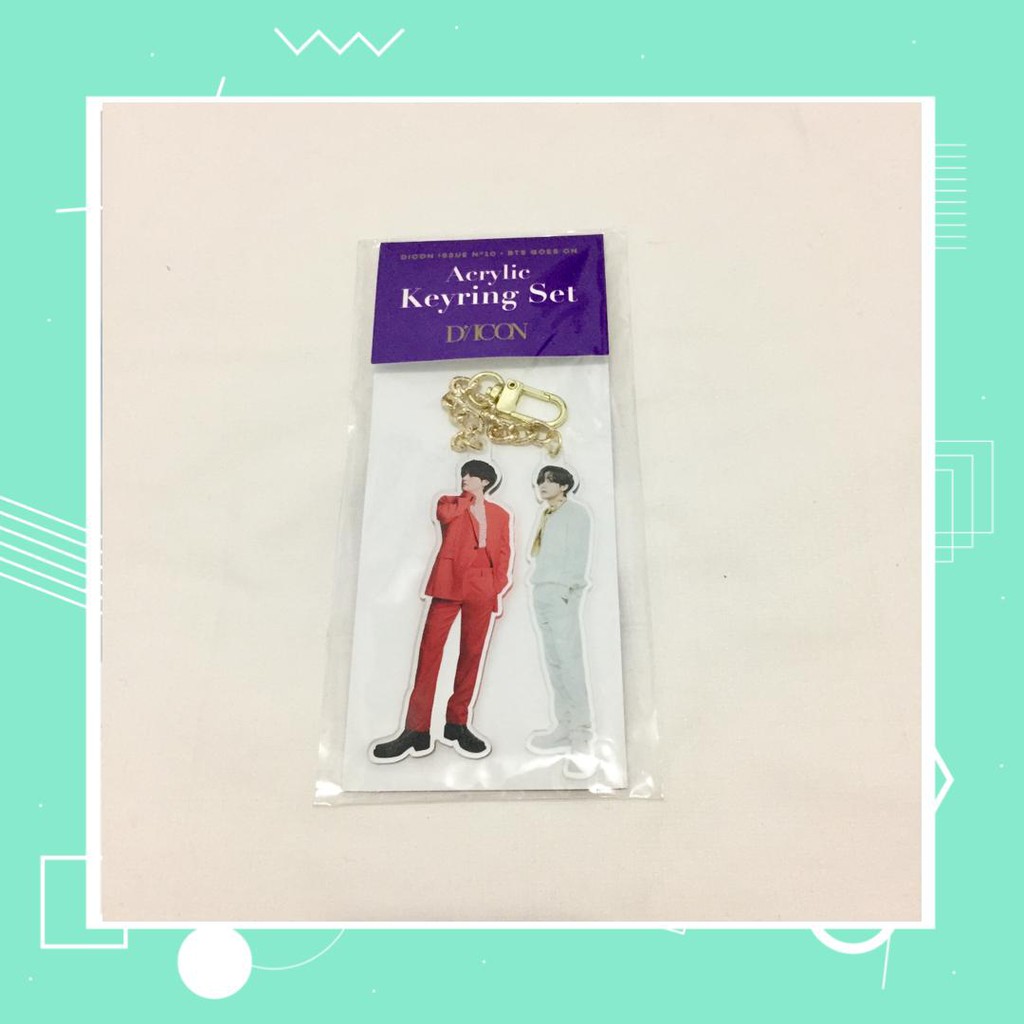 ACRYLIC KEYRING SET DICON BTS V
