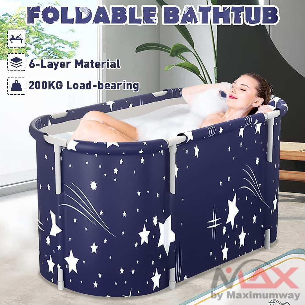 Bak SPA untuk Mandi Kembang Mandi Susu dan Rempah Perawatan Kecantikan Tubuh Wanita Terbaik menghaluskan kulit SPA Bathtub Lipat Portable Adult Folding Bath 117x53x55cm Bath Bucket Bath Bucket Adult Folding Bath Bucket Household Adult Body Bath Dewasa