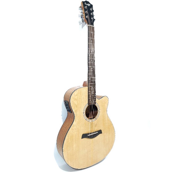 Gitar Akustik Elektrik Merk Cowboy Original Tipe GWC-235 NA NS EQ TUNER COWBOY Listrik Equalizer