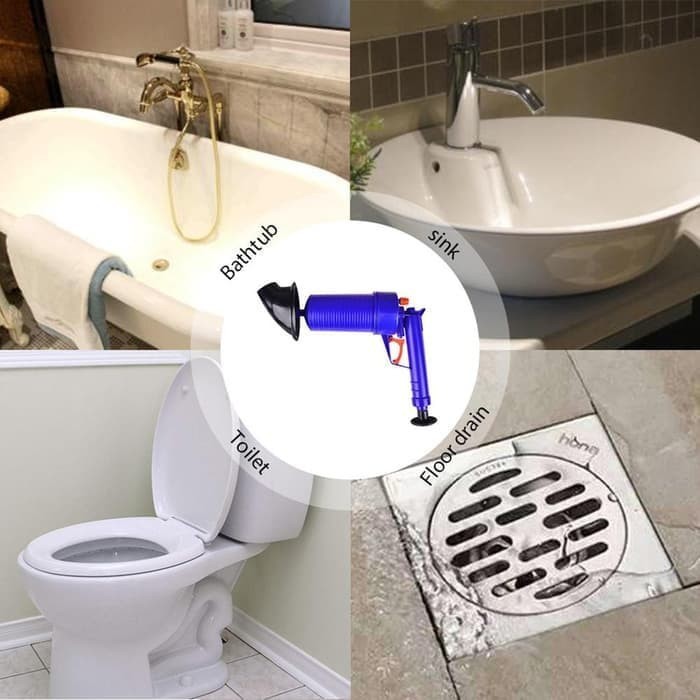 Air Drain Blaster Pump Plunger Toilet