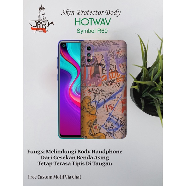 Garskin HP Hotwav Symbol R60 Motif color - Free Custom Motif Via Chat