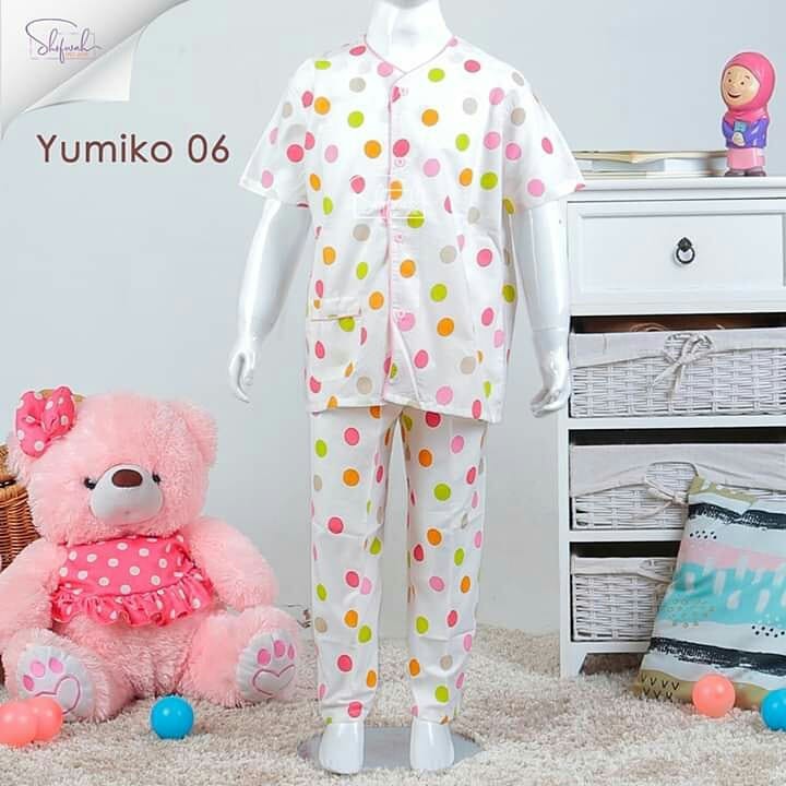 SHOFWAH BAJU TIDUR SET ANAK PIYAMA YUMIKO