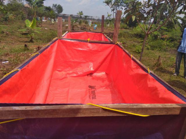 Terpal Kolam Kotak Dimensi 300 Cm X 150 Cm X 100 Cm A12